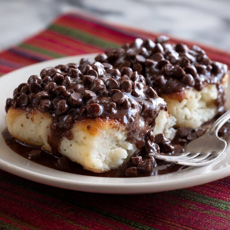 Croissant Breakfast Bake with Chocolate Chips and Cream Cheese Recipe