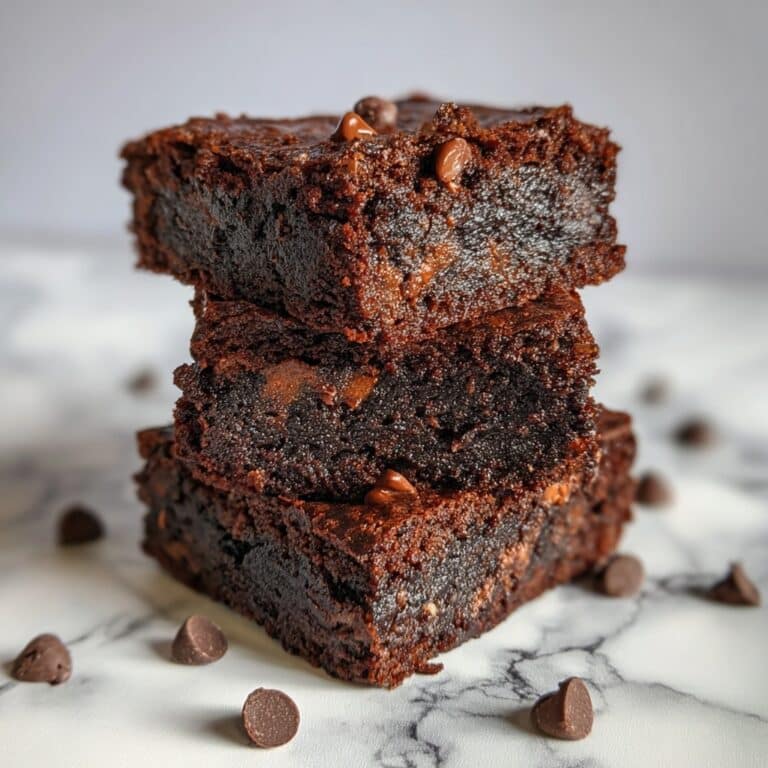 Vegan Zucchini Brownies Without Added Sugar Recipe