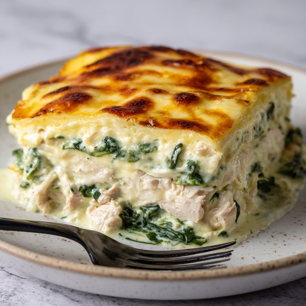 High-Protein Spinach and Artichoke Chicken Casserole Recipe - Recipe Image