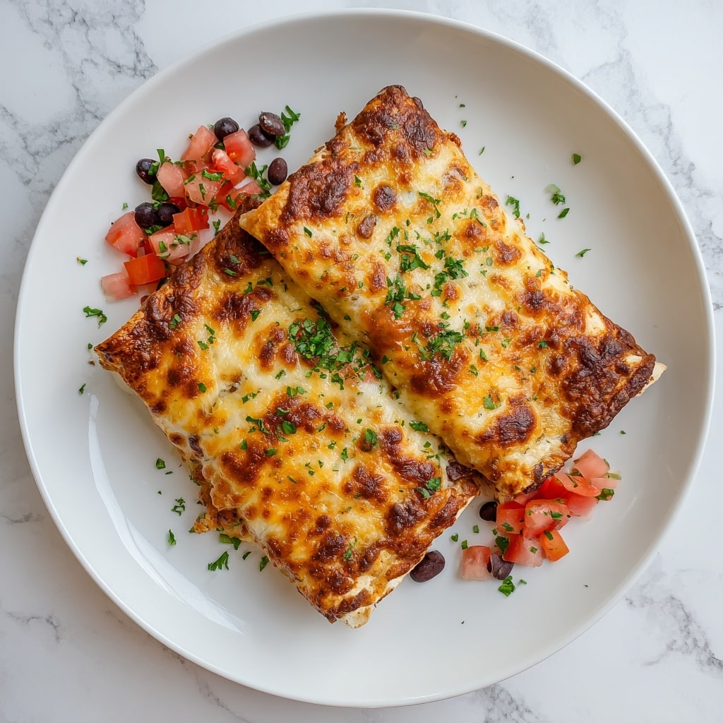 Baked Chicken Chimichangas Recipe - Recipe Image