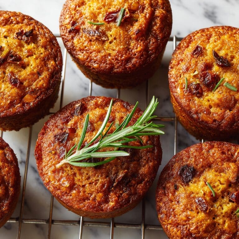 Easy Garlic Rosemary Focaccia Muffins Recipe