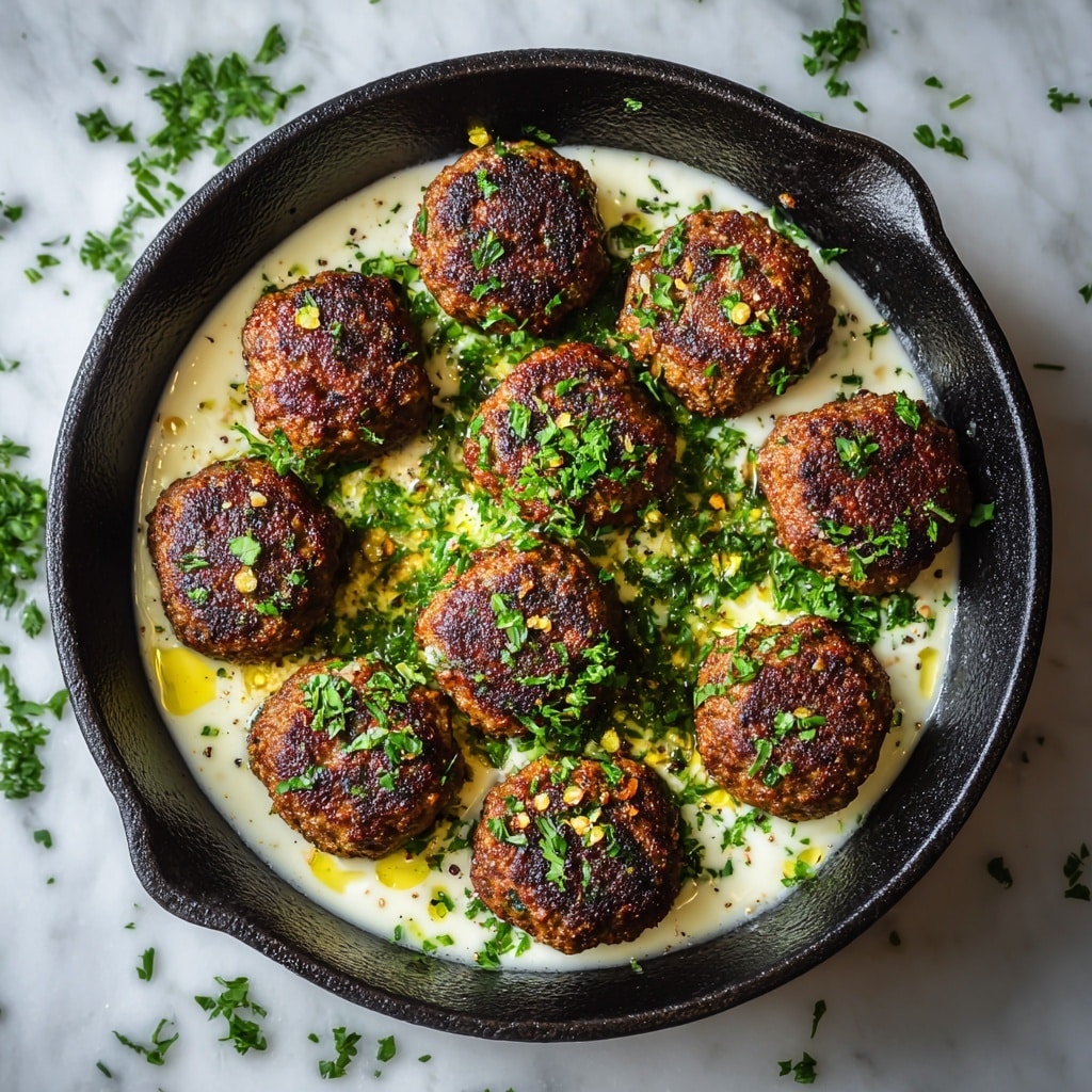 Swedish Meatballs with Creamy Broth Recipe - Recipe Image