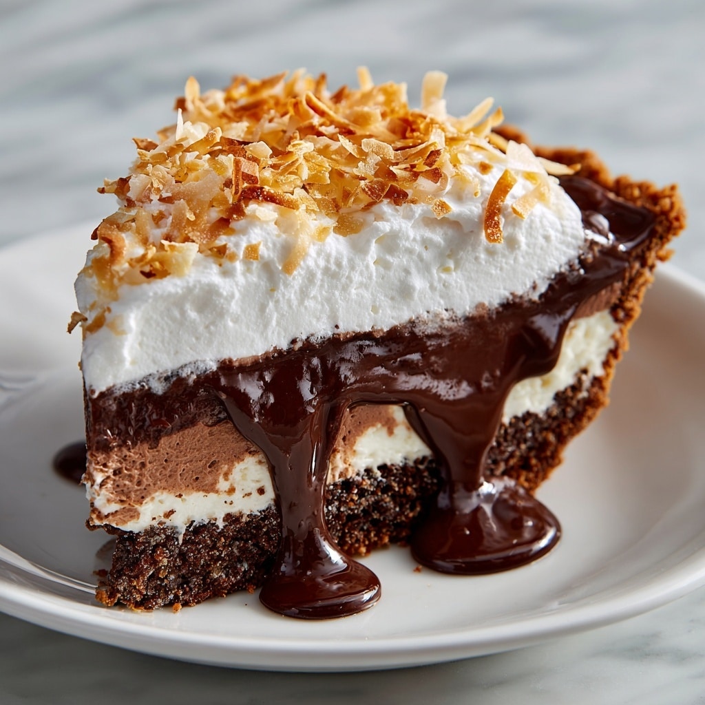 No-Bake German Chocolate Pie Recipe - Recipe Image