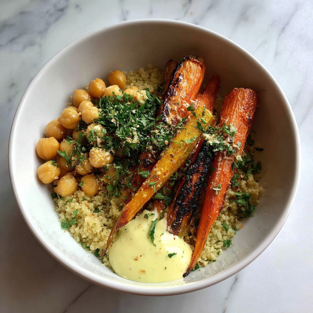 Savory One-Pan Roasted Carrot and Chickpea Bowl for Busy Nights Recipe - Recipe Image