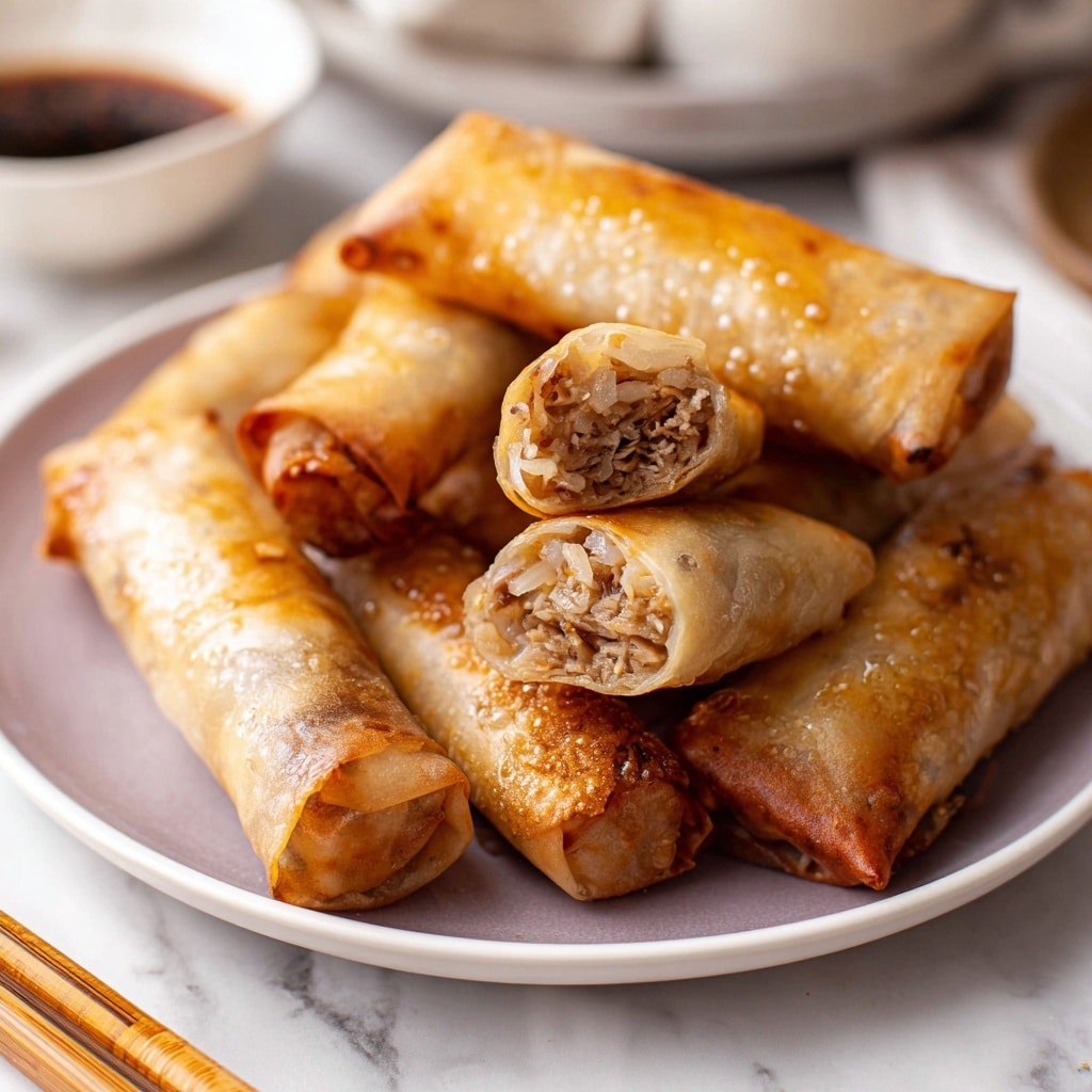 Baked Apple Pie Rice Paper Rolls: An Incredible Ultimate Recipe - Recipe Image