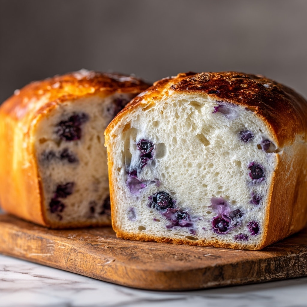 Lemon Blueberry Sourdough Bread Recipe - Recipe Image
