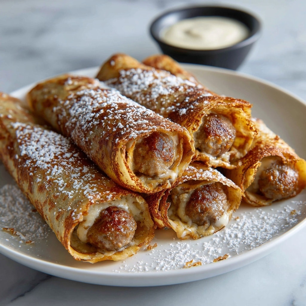 Sausage French Toast Roll Ups Recipe - Recipe Image