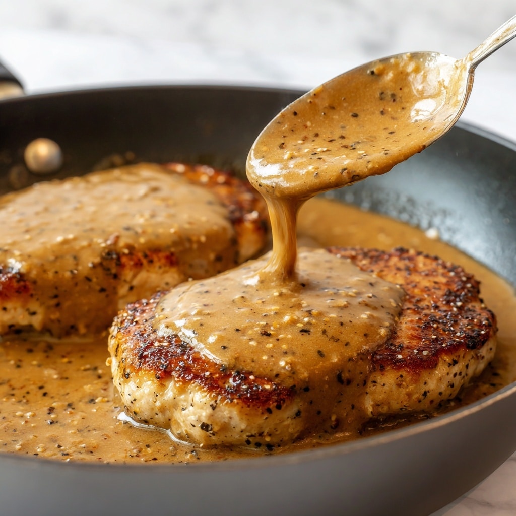 Chicken au Poivre with Creamy Peppercorn Sauce Recipe - Recipe Image
