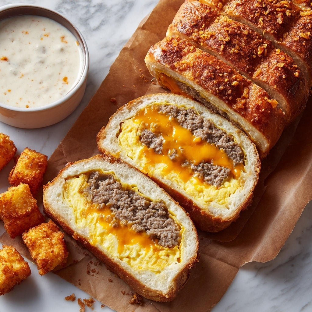 Breakfast Stromboli Recipe - Recipe Image