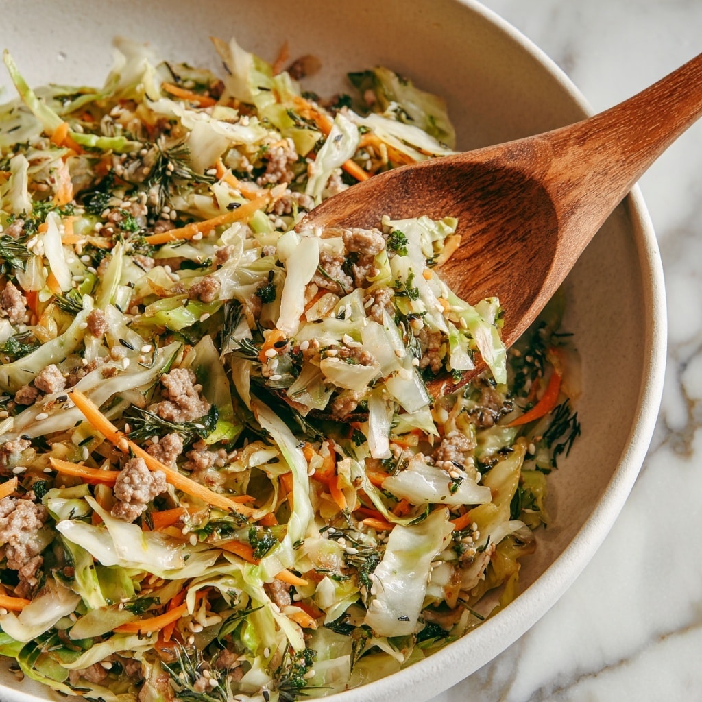 Ground Turkey Egg Roll Bowls Recipe - Recipe Image