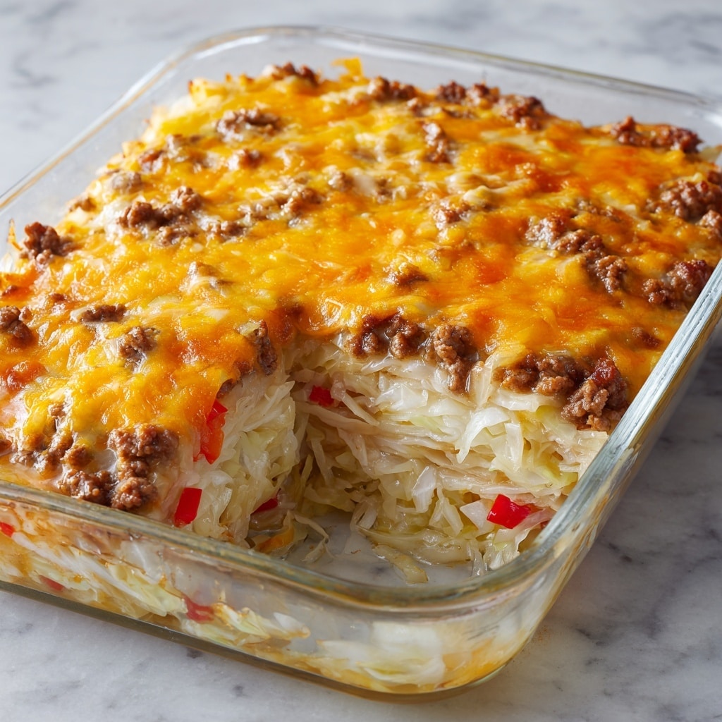 Southern Style Cabbage Beef Bake Recipe - Recipe Image