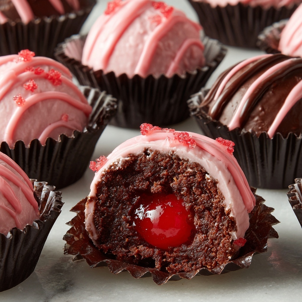 Cherry Mash Truffles Recipe - Recipe Image