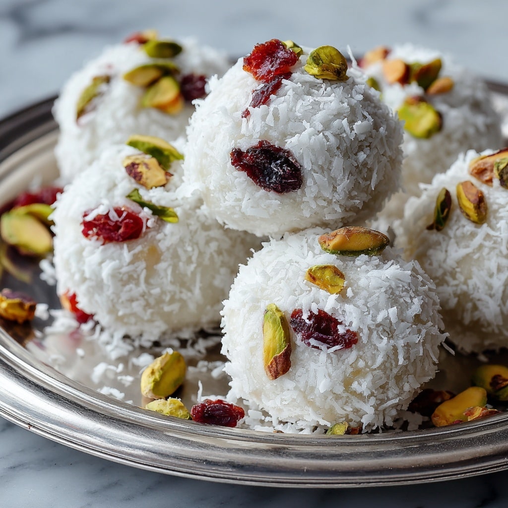 Cranberry Pistachio White Chocolate Truffles Recipe - Recipe Image