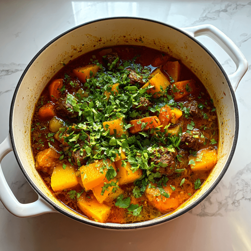 Persian Rhubarb and Herb Stew Recipe - Recipe Image