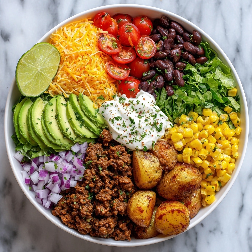 Loaded Potato Taco Bowl Recipe - Recipe Image