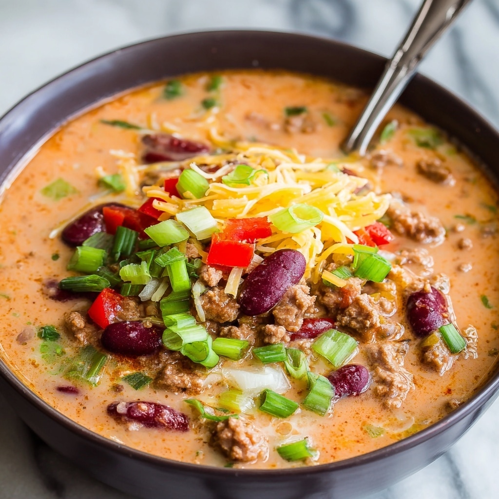 Easy Creamy Taco Soup Recipe - Recipe Image