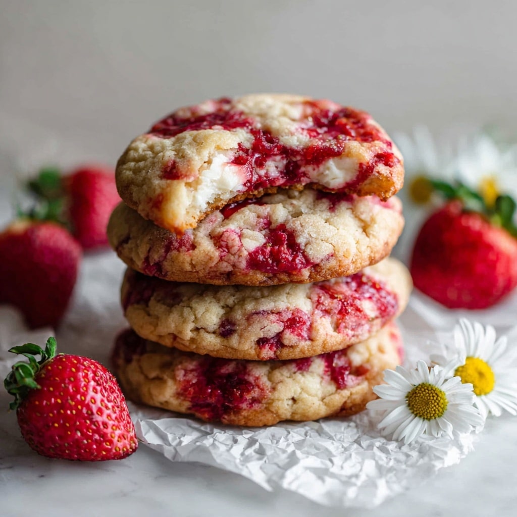 Strawberry Cheesecake Cookies Recipe - Recipe Image