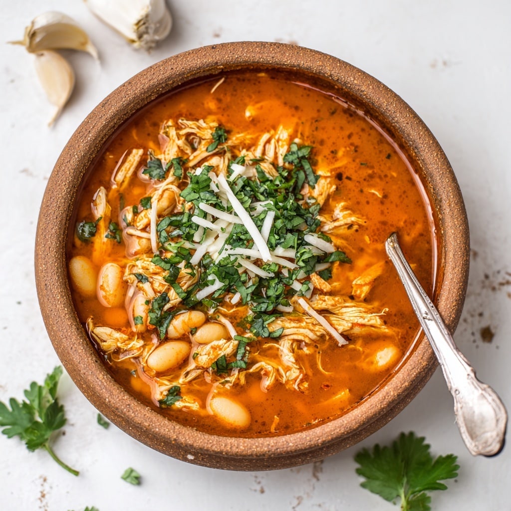 Red Chicken Pozole Soup Recipe - Recipe Image