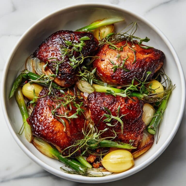 One-Pan Roasted Chicken with Spring Vegetables Recipe