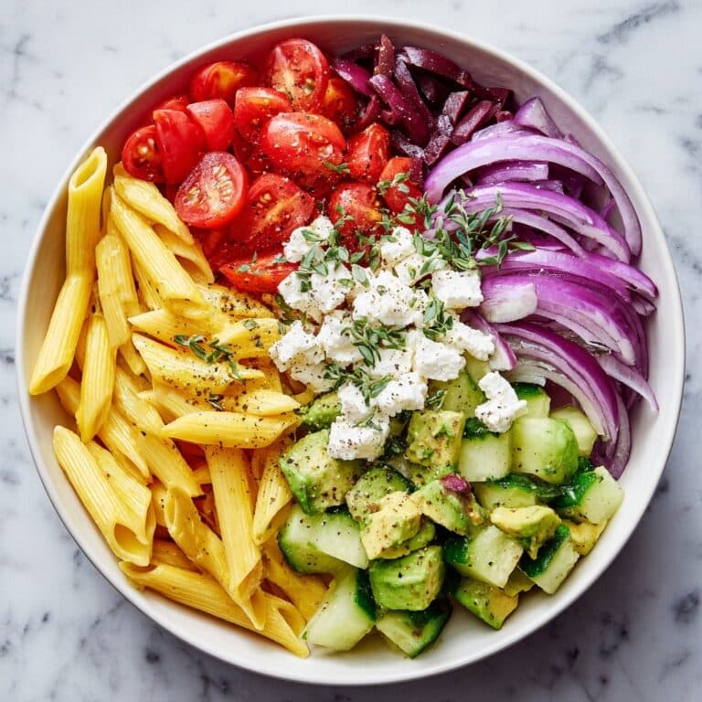 Lemon Herb Mediterranean Pasta Salad Recipe