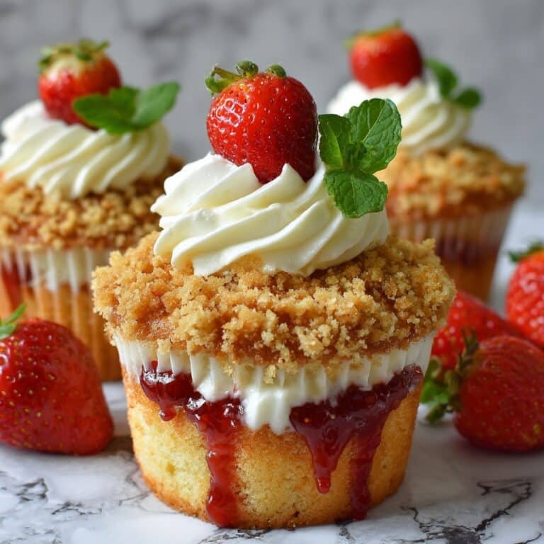 Strawberry Cream Cheese Muffins with Optional Streusel Topping Recipe