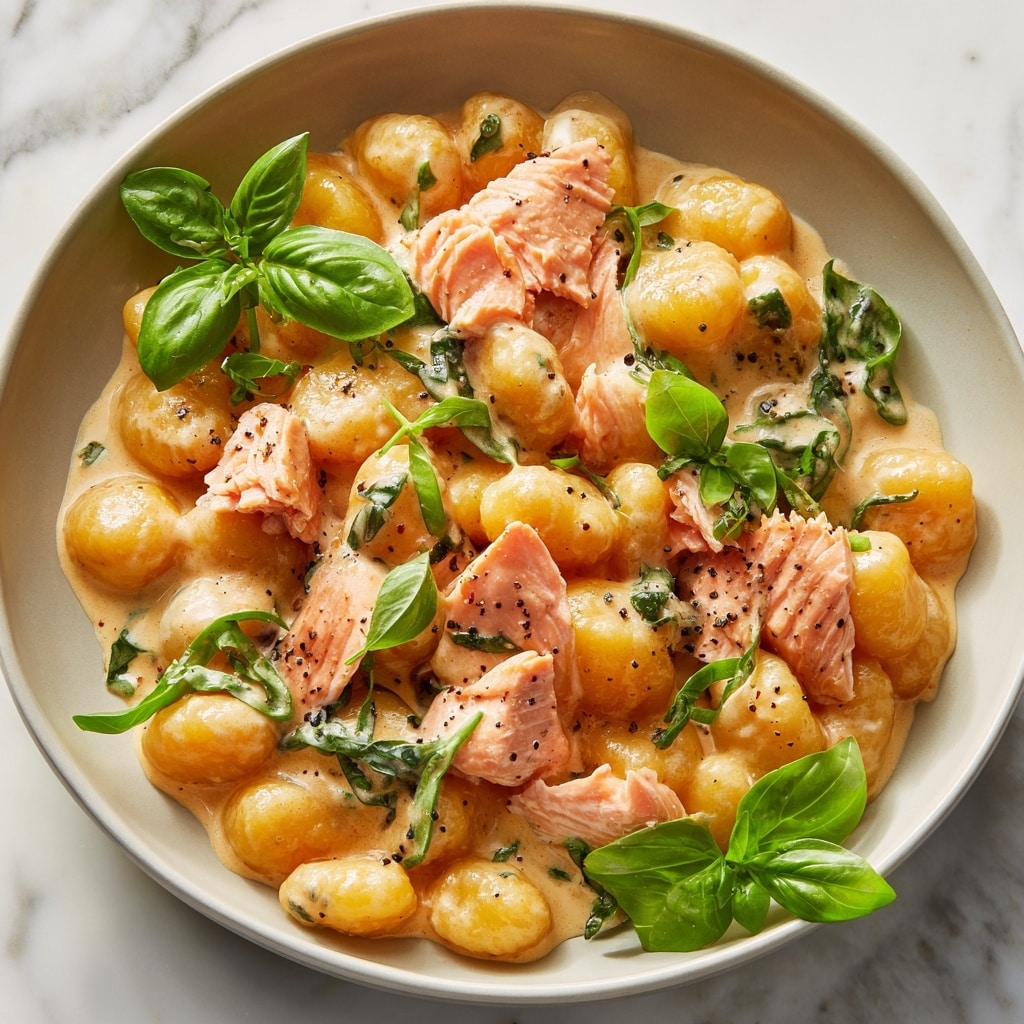 Juicy Smoked Salmon Gnocchi in 30 Minutes Recipe - Recipe Image