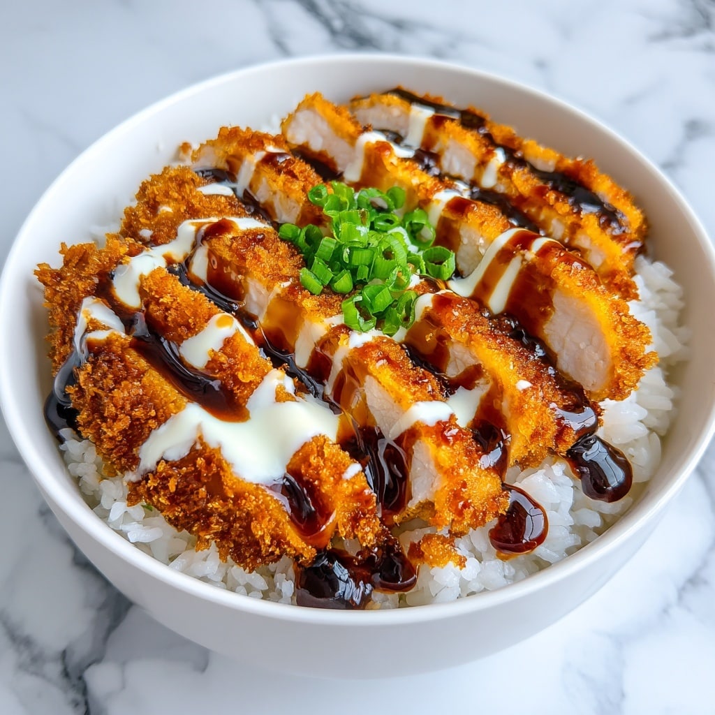 Japanese Katsu Bowls with Tonkatsu Sauce Recipe - Recipe Image