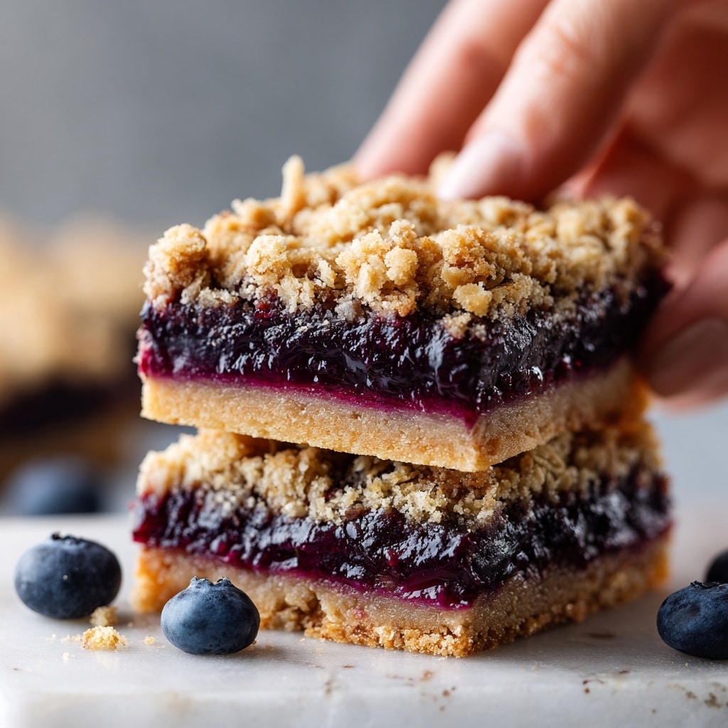 Blueberry Oatmeal Breakfast Bars Recipe - Recipe Image