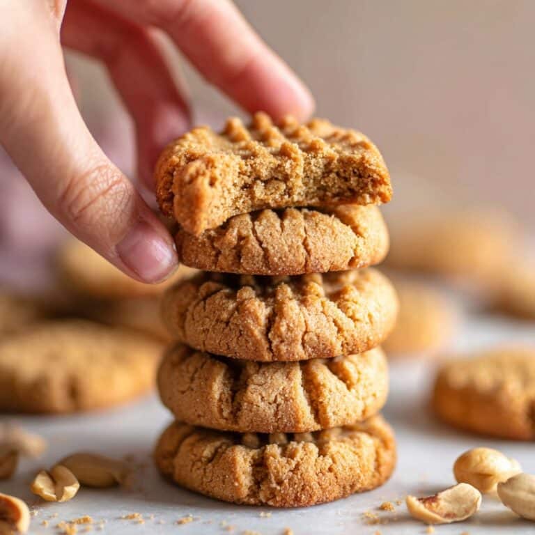 The BEST Soft and Chewy Peanut Butter Cookies Recipe