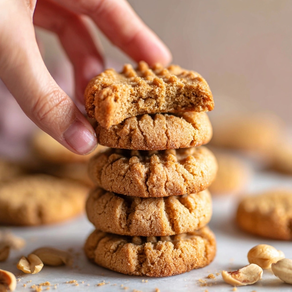 The BEST Soft and Chewy Peanut Butter Cookies Recipe - Recipe Image