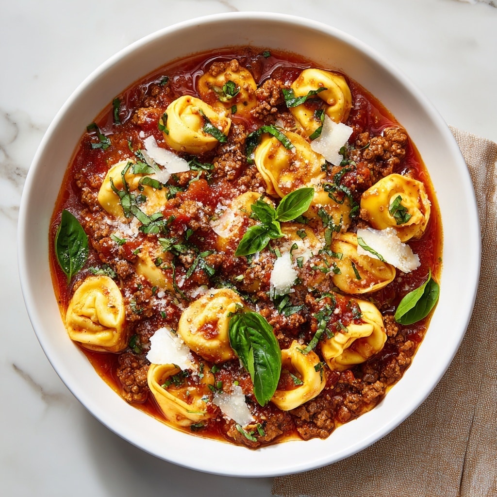 One-Pan Beefy Tortellini Bake Recipe - Recipe Image