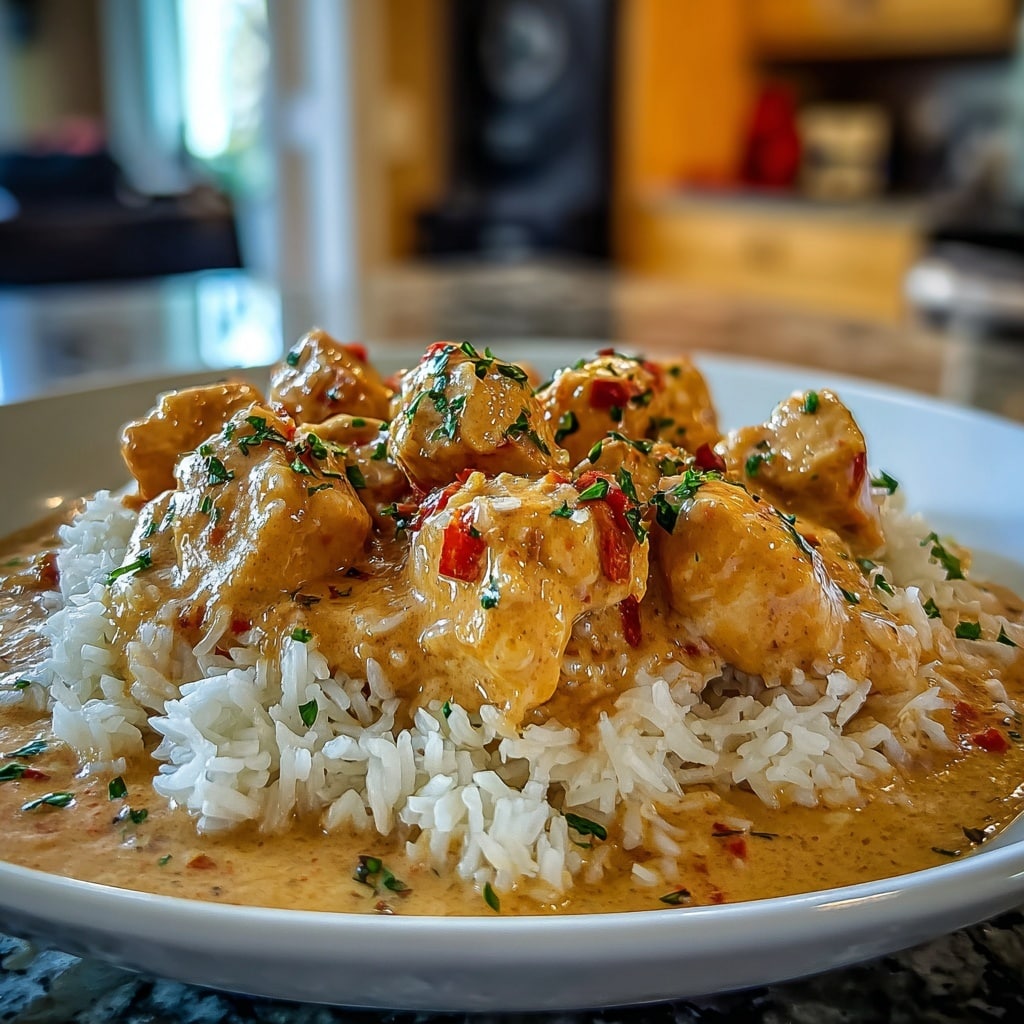 Best Smothered Chicken and Rice Recipe - Recipe Image