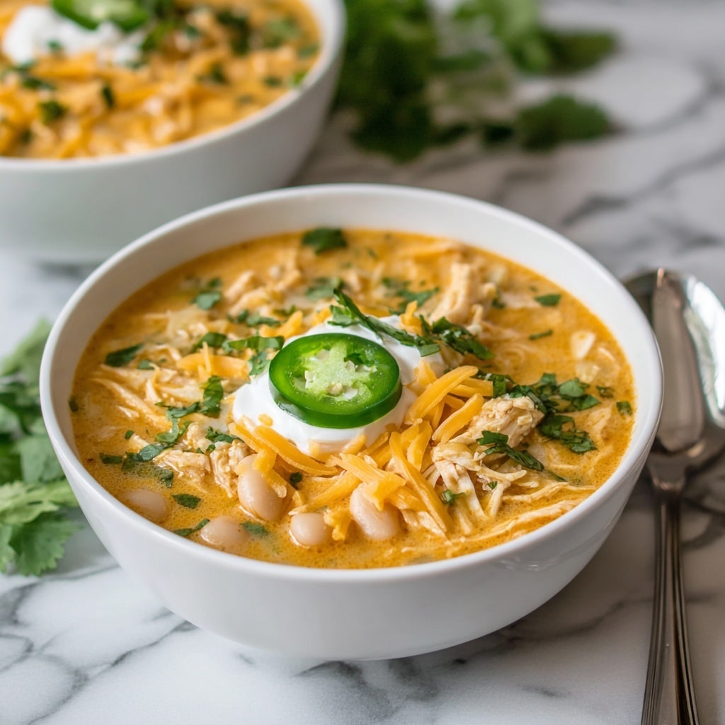 Creamy White Chicken Chili Recipe - Recipe Image