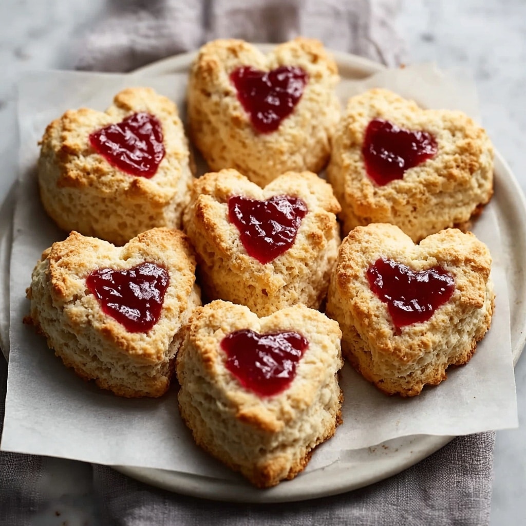 Heart-Shaped Savory Cheese and Herb Scones Recipe - Recipe Image