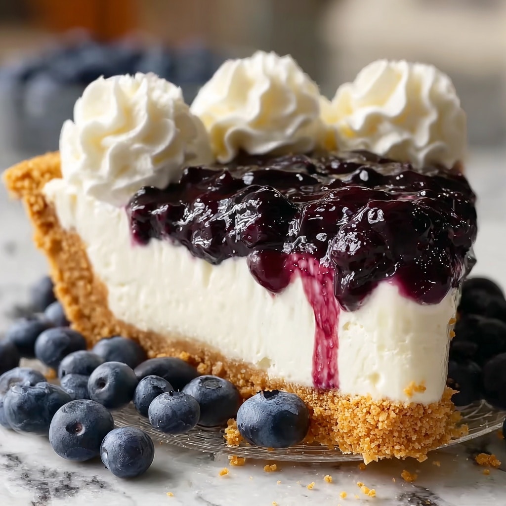 Blueberry Cream Cheese Pie Recipe - Recipe Image