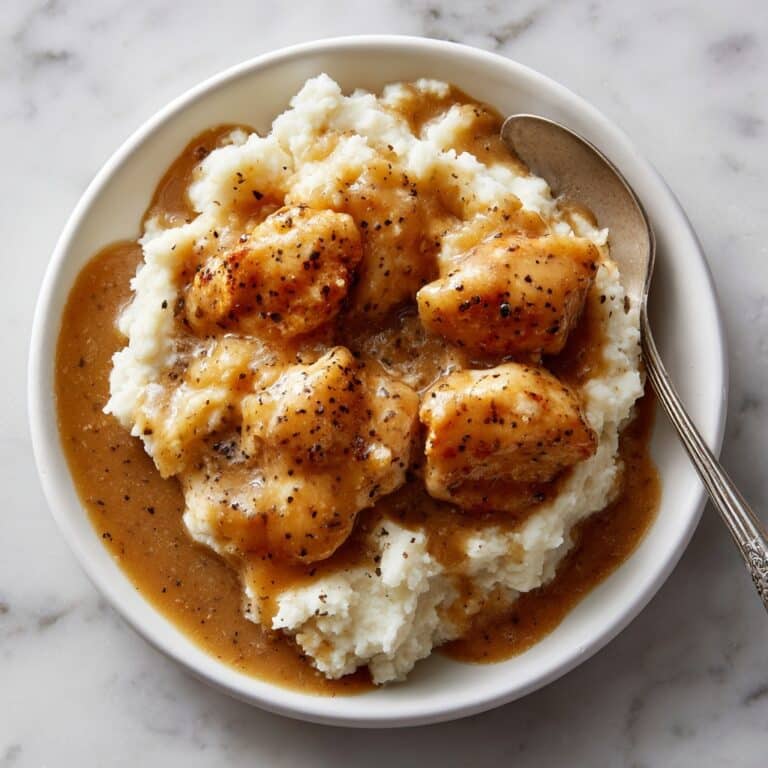 Chicken and Homemade Gravy Stovetop Recipe