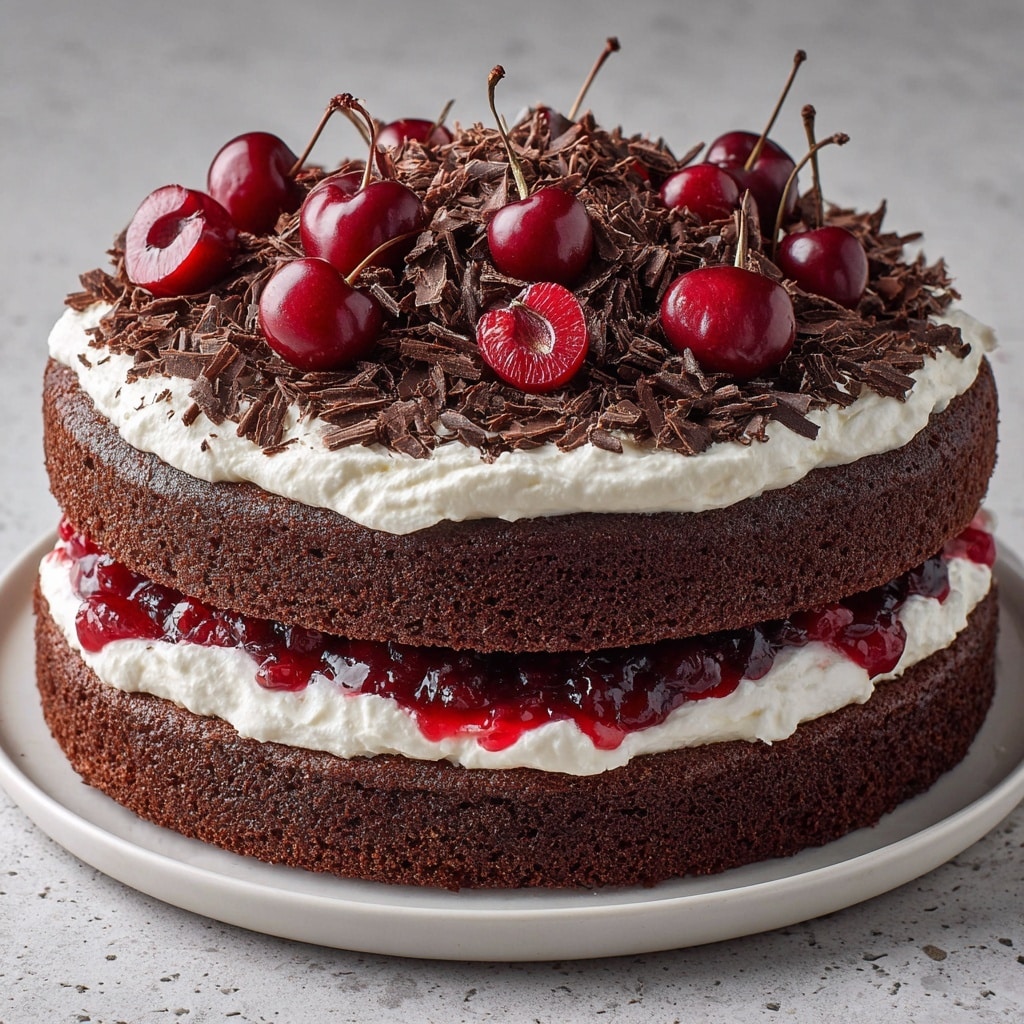 Vegan Black Forest Cake Recipe - Recipe Image