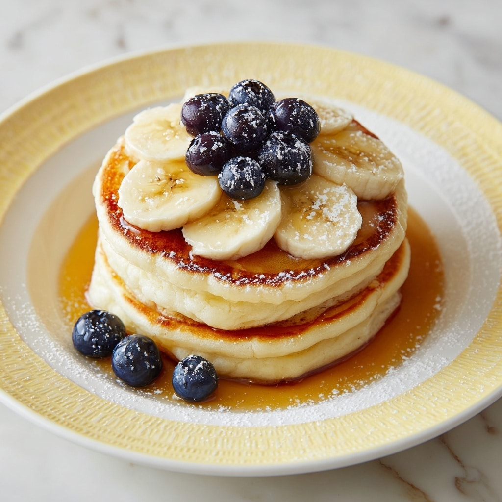 Fluffy Greek Yogurt Pancakes Recipe - Recipe Image