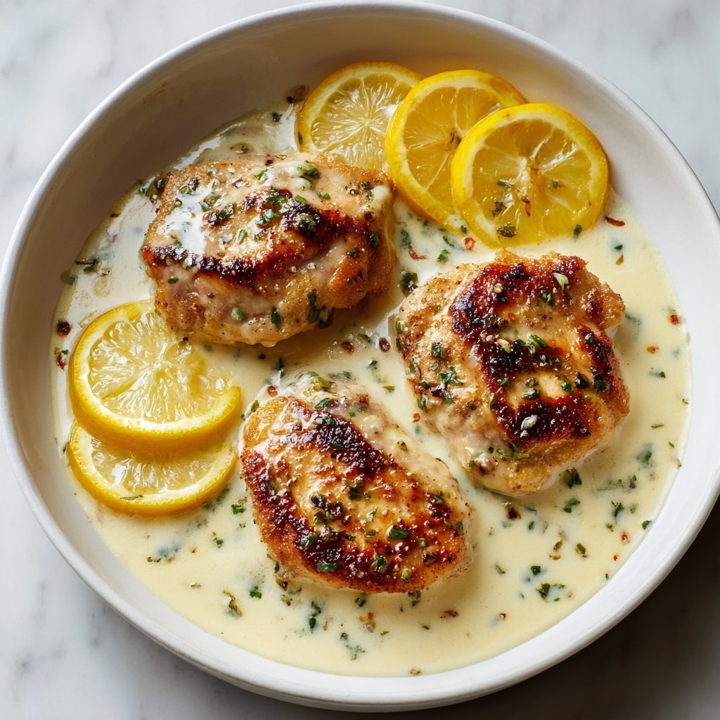 Creamy Lemon Chicken with Parmesan Sauce Recipe - Recipe Image