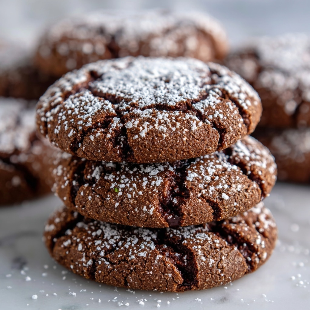 Mocha Crinkle Cookies Recipe - Recipe Image
