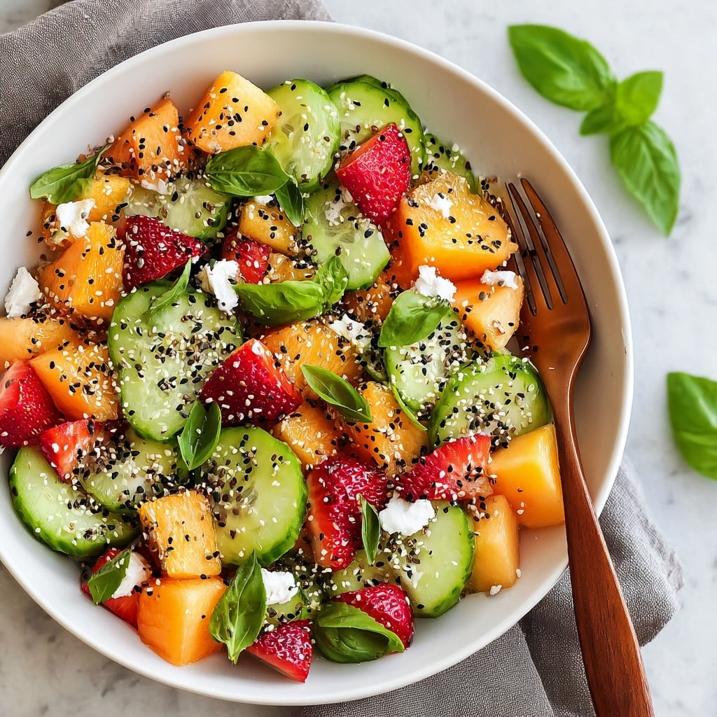 Refreshing Summer Melon Salad Recipe - Recipe Image
