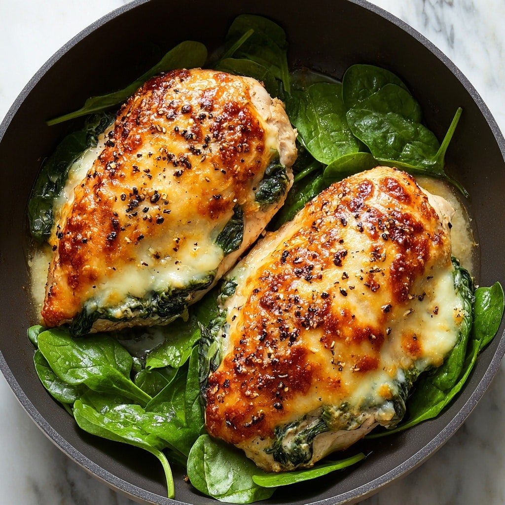 Spinach and Cheese Stuffed Chicken Breast Recipe - Recipe Image