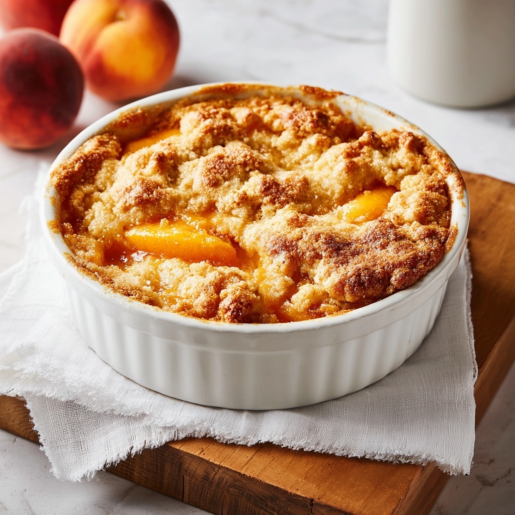 The Best Peach Cobbler Recipe - Recipe Image