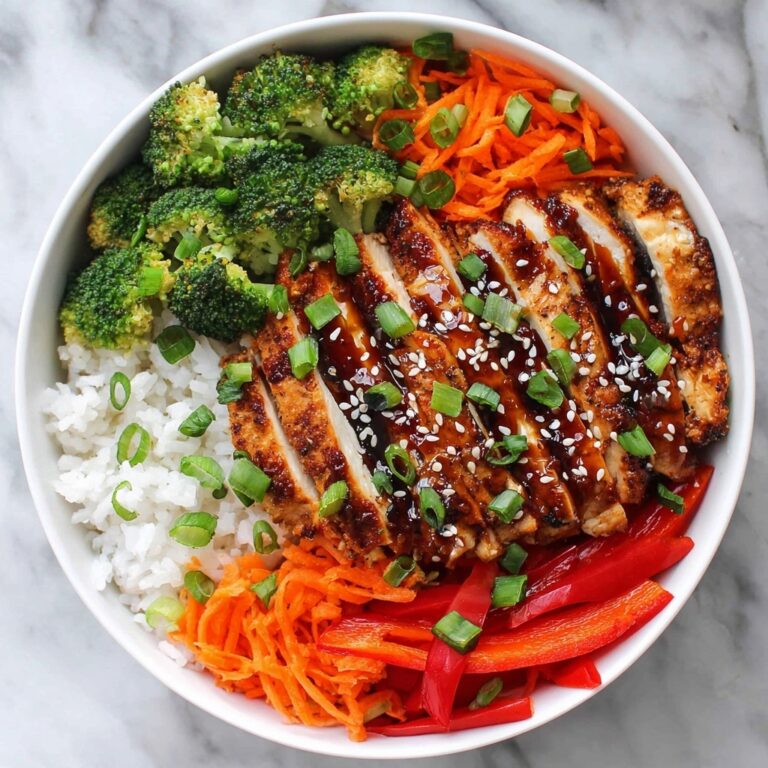 Teriyaki Chicken Bowls with Steamed Rice and Vegetables Recipe
