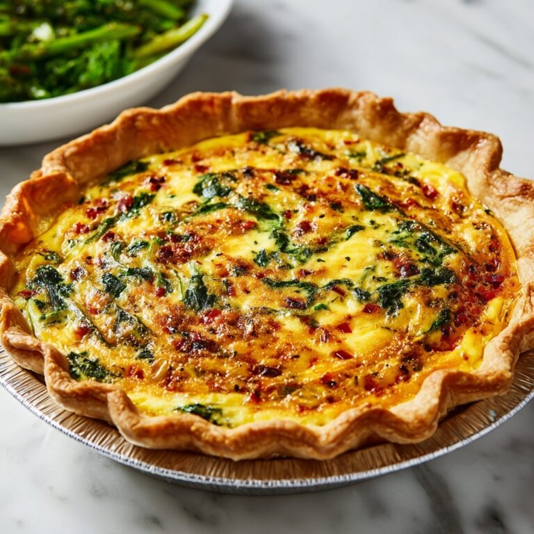 Ricotta Spinach Quiche Recipe