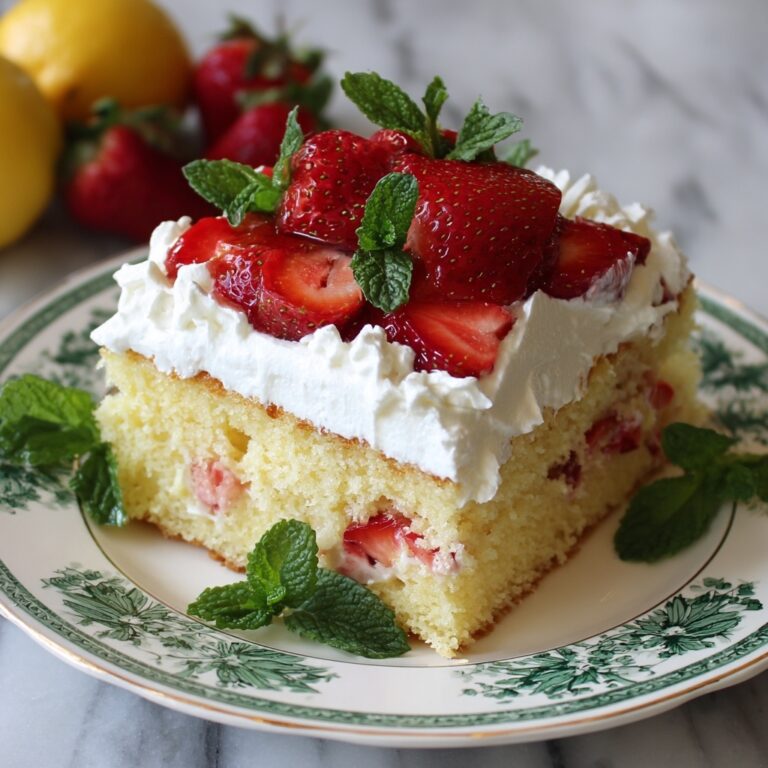 Strawberry Lemonade Poke Cake Recipe