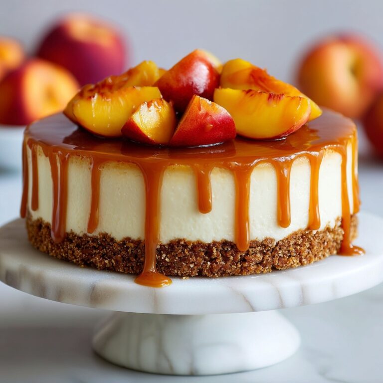 Peach Cobbler Cheesecake Recipe
