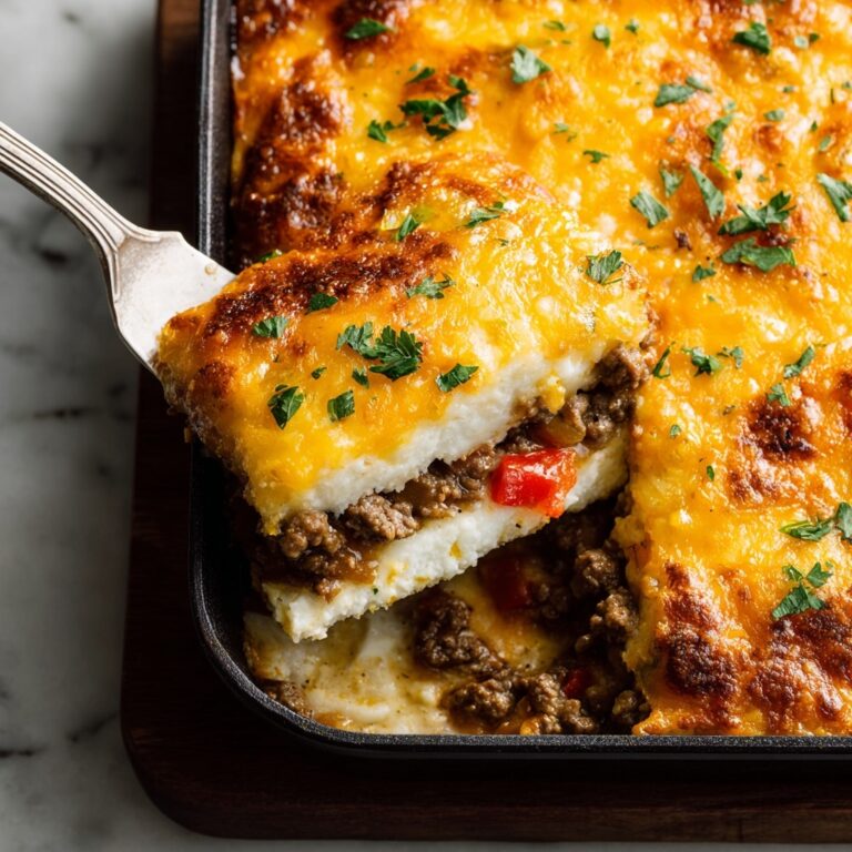Cheesy Loaded Meatloaf Casserole Recipe