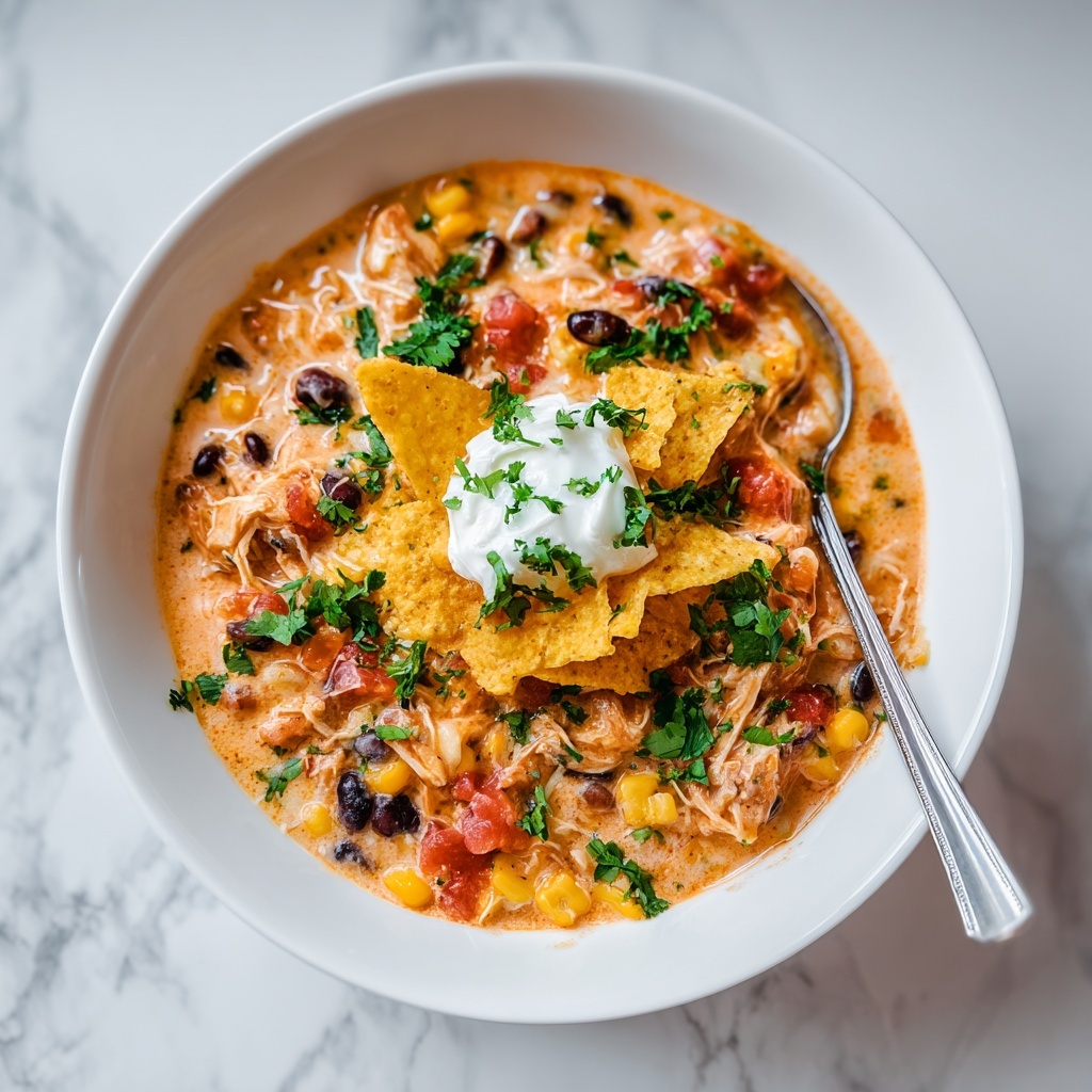 Easy Chicken Taco Soup Recipe - Recipe Image