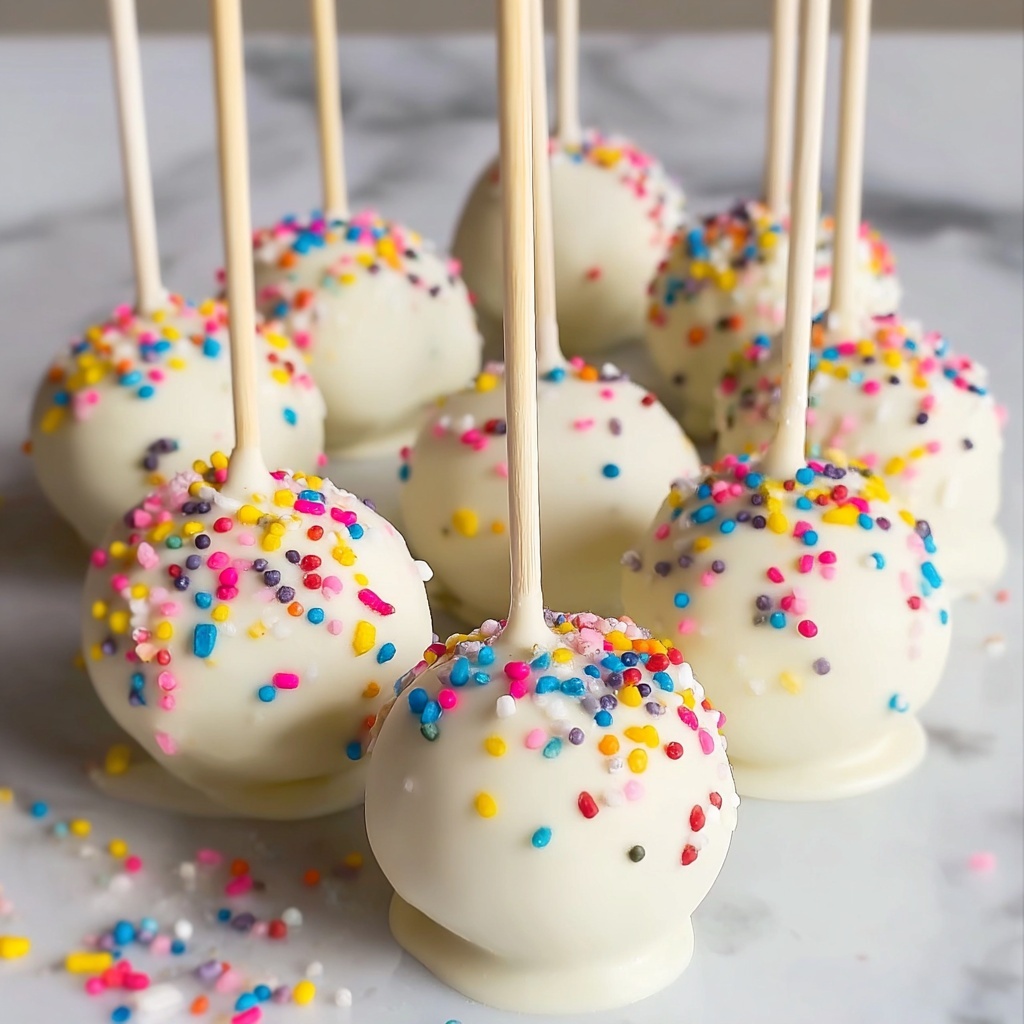 Funfetti Cake Pops for Any Occasion Recipe - Recipe Image